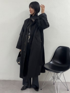 「グレーコーデ」｜「アイテム（その他アウター）」を使った、NAGATA_167cmさん（レディース・167cm）の秋コーディネート