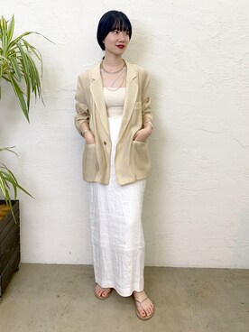 Akane.Nさん（レディース・167cm）の春コーディネート