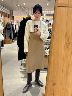 Akane.Nさん（レディース・167cm）の冬コーディネート