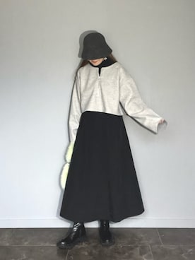 「tiptop（ティップトップ）のアイテム（シューズ）」を使った、SHOさん（レディース・165cm）の秋コーディネート