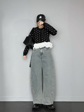 「GU」｜SHOさん（レディース・165cm）の秋コーディネート