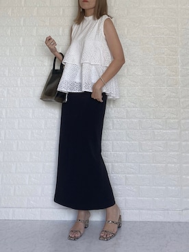 「UNIQLO U」｜SHOさん（レディース・165cm）の夏コーディネート