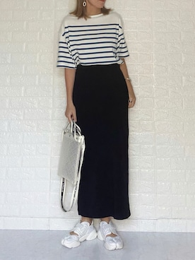 「UNIQLO U」｜SHOさん（レディース・165cm）の夏コーディネート