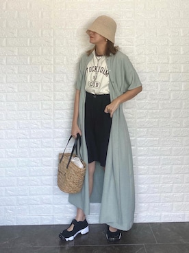 SHOさん（レディース・165cm）の夏コーディネート