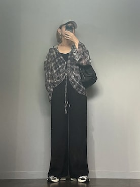 「アイテム（パンツ）」を使った、SHOさん（レディース・165cm）の夏コーディネート