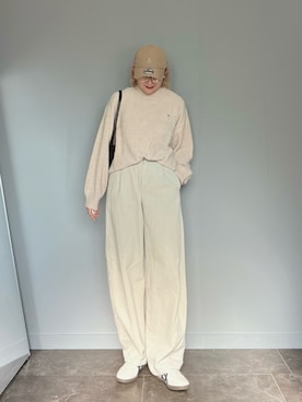 「GU（ジーユー）のアイテム」を使った、SHOさん（骨格ウェーブ・レディース・165cm）の秋コーディネート