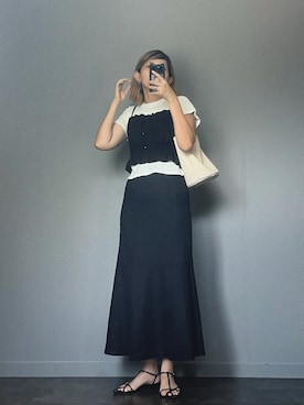 「アイテム（ワンピース/ドレス）」を使った、SHOさん（レディース・165cm）の夏コーディネート