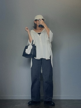 「Ungrid（アングリッド）のアイテム」を使った、SHOさん（レディース・165cm）の夏コーディネート