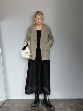 SHOさん（レディース・165cm）の春コーディネート