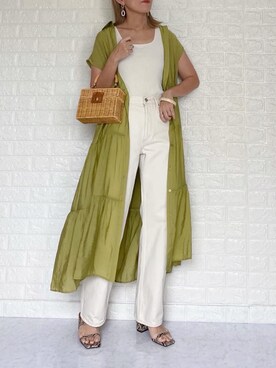 「UNIQLO U」｜SHOさん（レディース・165cm）の夏コーディネート