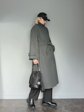 「アイテム（アクセサリー）」を使った、SHOさん（レディース・165cm）の冬コーディネート