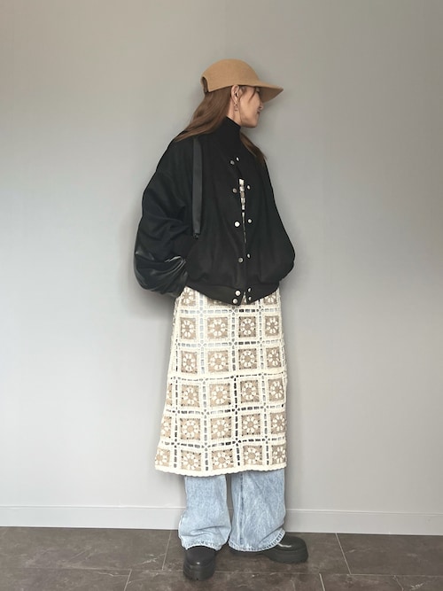 Freckle seoul ボアスタジャン 茶色 ボア アウター ボアジャケット[品番：AGCW0002703]｜SUNSHINE