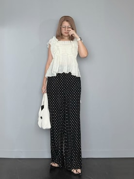 「GeeRA（ジーラ）のアイテム」を使った、SHOさん（レディース・165cm）の夏コーディネート