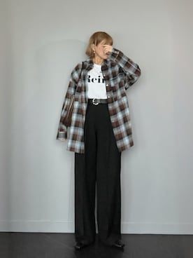 「coca（coca）（コカ）のアイテム」を使った、SHOさん（レディース・165cm）の秋コーディネート