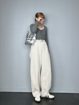 「Onitsuka Tiger（オニツカタイガー）のアイテム」を使った、SHOさん（レディース・165cm）の秋コーディネート