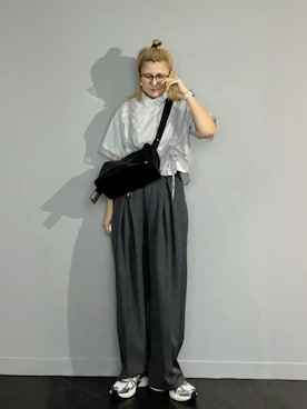 「tiptop（ティップトップ）のアイテム」を使った、SHOさん（レディース・165cm）の春コーディネート