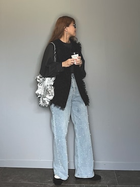 SHOさん（レディース・165cm）の冬コーディネート