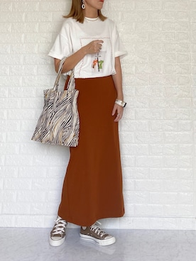 「UNIQLO U」｜SHOさん（レディース・165cm）の夏コーディネート