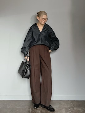 「NOISE MAKER（ノイズメーカー）のアイテム」を使った、SHOさん（レディース・165cm）の春コーディネート