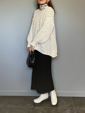 SHOさん（レディース・165cm）の冬コーディネート