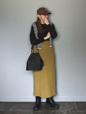 SHOさん（レディース・165cm）の秋コーディネート