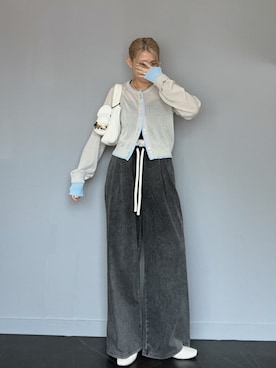 「tiptop（ティップトップ）のアイテム」を使った、SHOさん（レディース・165cm）の春コーディネート