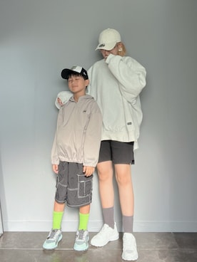 「アイテム（ソックス/靴下）」を使った、SHOさん（レディース・165cm）の秋コーディネート