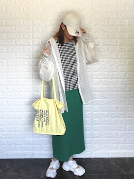 SHOさん（レディース・165cm）の夏コーディネート