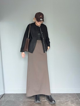 「アイテム（水着/着物・浴衣）」を使った、SHOさん（レディース・165cm）の秋コーディネート