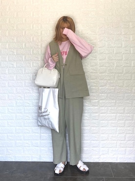 SHOさん（レディース・165cm）の春コーディネート