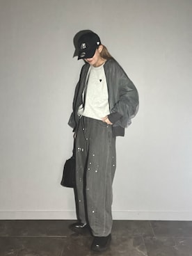 「tiptop（ティップトップ）のアイテム（ジャケット/アウター）」を使った、SHOさん（骨格ウェーブ・レディース・165cm）の秋コーディネート
