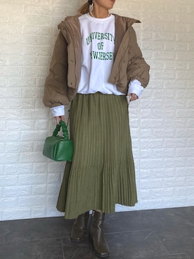 SHOさん（レディース・165cm）の冬コーディネート