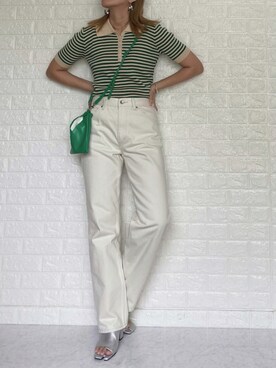 「UNIQLO U」｜SHOさん（レディース・165cm）の夏コーディネート