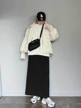 「notch.（ノッチ）のアイテム」を使った、SHOさん（レディース・165cm）の冬コーディネート