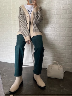 SHOさんの「T-SHIRT RUE MADAME FEMME JPS」を使ったコーディネート