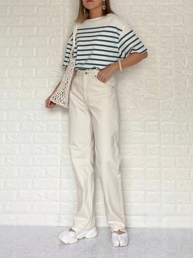 「UNIQLO U」｜SHOさん（レディース・165cm）の夏コーディネート