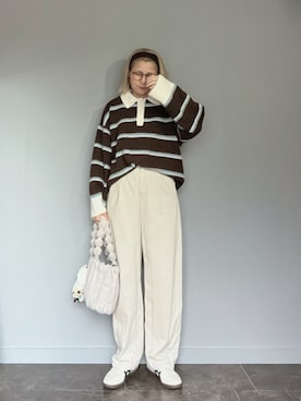 「DAISO（DAISO）のアイテム」を使った、SHOさん（レディース・165cm）の冬コーディネート