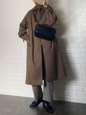 「MACKINTOSH PHILOSOPHY（ﾏｯｷﾝﾄｯｼｭ ﾌｨﾛｿﾌｨｰ）のアイテム（その他アウター）」を使った、SHOさん（レディース・165cm）の冬コーディネート