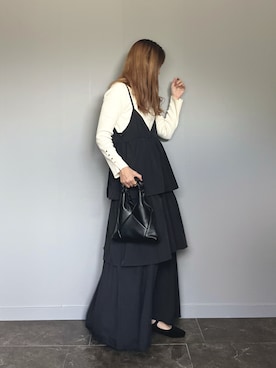 「CLEA（クレア）のアイテム（ワンピース/ドレス）」を使った、SHOさん（レディース・165cm）の秋コーディネート