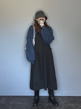 SHOさん（レディース・165cm）の冬コーディネート