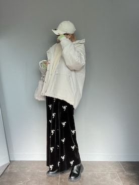 「アイテム（ブーツ）」を使った、SHOさん（レディース・165cm）の秋コーディネート