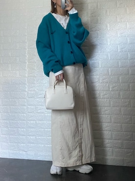 「アイテム（ソックス/靴下）」を使った、SHOさん（レディース・165cm）の秋コーディネート