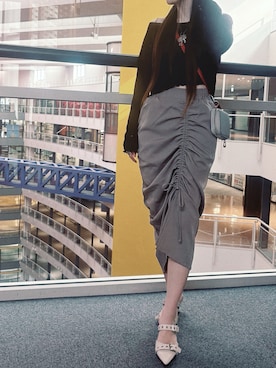 「me+em select（ミームセレクト）のアイテム」を使った、◦ゆにこ系◦さん（レディース・163cm）の夏コーディネート