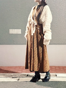 「CIAOPANIC（チャオパニック）のアイテム」を使った、◦ゆにこ系◦さん（レディース・163cm）の秋コーディネート