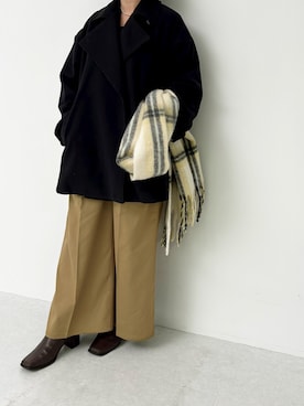 「URBAN RESEARCH（アーバンリサーチ）のdecor『デコール』　Hematite4mmBallchoker（ネックレス）」を使った、kamezawaさん（レディース・158cm）の秋コーディネート