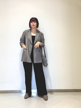 「アイテム（テーラードジャケット）」を使った、kameさん（レディース・158cm・30代）の夏コーディネート