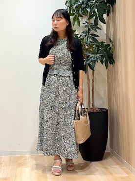 「grove（グローブ）のアイテム」を使った、miraiさん（レディース・156cm）の夏コーディネート