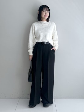 「THE SHOP TK （ザ ショップ ティーケー ）のアイテム」を使った、Hirokaさん（レディース・159cm）の冬コーディネート