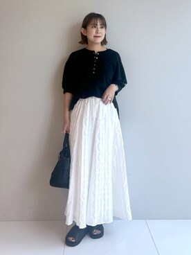 Hirokaさん（レディース・159cm）の夏コーディネート