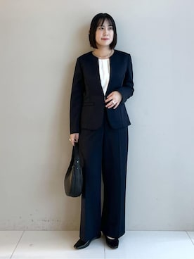 「THE SHOP TK （ザ ショップ ティーケー ）のアイテム」を使った、Hirokaさん（レディース・159cm）の冬コーディネート